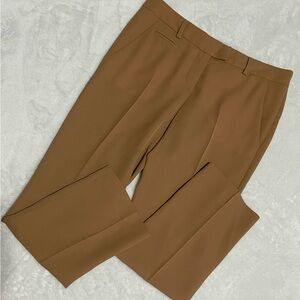 Seductive Mary Trousers Brown Straight Leg